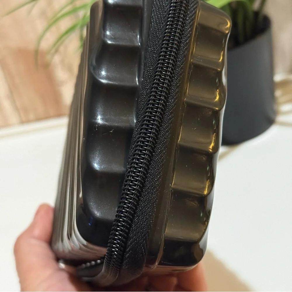 Tumi Glossy Black Travel Case Organizer